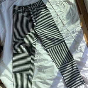 Lykke Wullf striped workwear jean Size 0